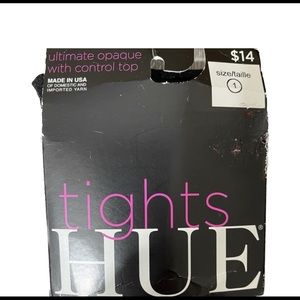 HUE opaque tights size 1